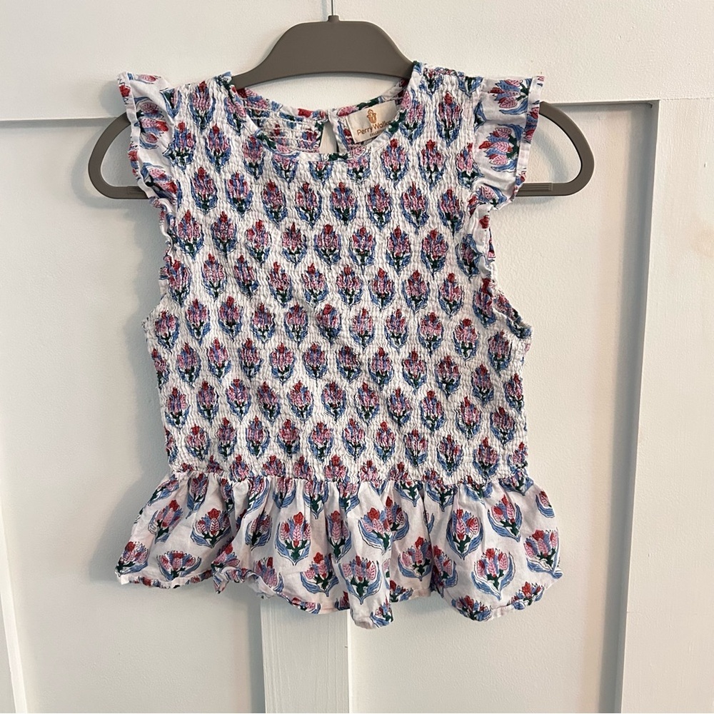 Perry Walker Collective Block Print Penny Top